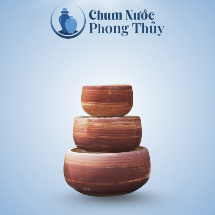 Đài Phun Nước Mini Men Hỏa Biến Vân Nâu TN-22