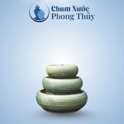 Bộ Thác Phun Nước Mini Men Xanh Kẻ Ngang TN-24