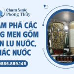 Các dòng men chum nước, lu nước