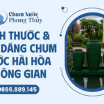Kích thước và kiểu dáng chum nước