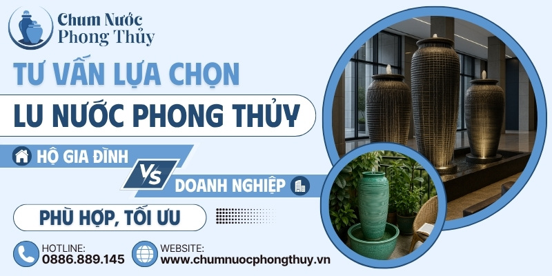 Chọn lu nước cho doanh nghiệp và hộ gia đình
