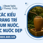 Các kiểu trang trí chum nước, thác nước đẹp