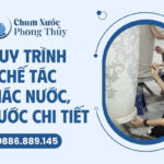 Quy trình chế tác chum nước, thác nước