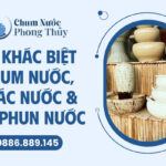 Sự khác biệt chum nước, thác nước và đài phun nước