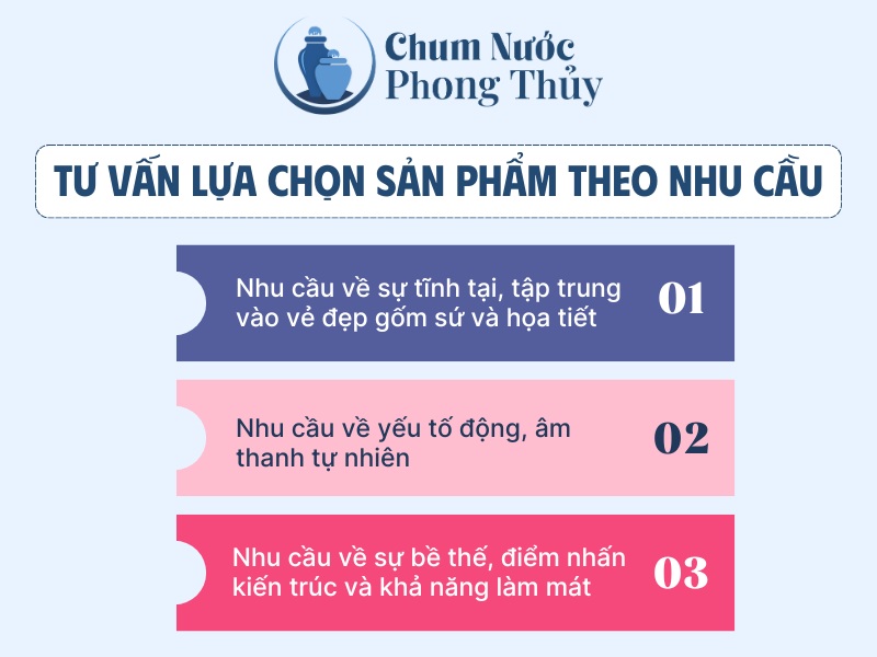Tư vấn lựa chọn chum nước theo nhu cầu