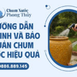 Vệ sinh và bảo quản chum nước