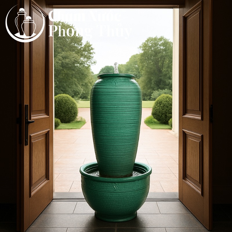 Vị trí cần tránh khi đặt chum nước
