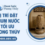 Vị trí đặt chum nước phong thủy tối ưu